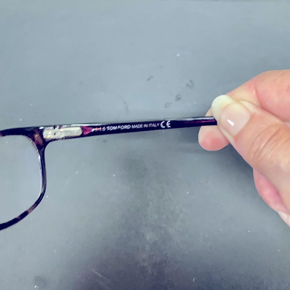 Stylish Tom Ford Burgundy Eyeglasses/Frames